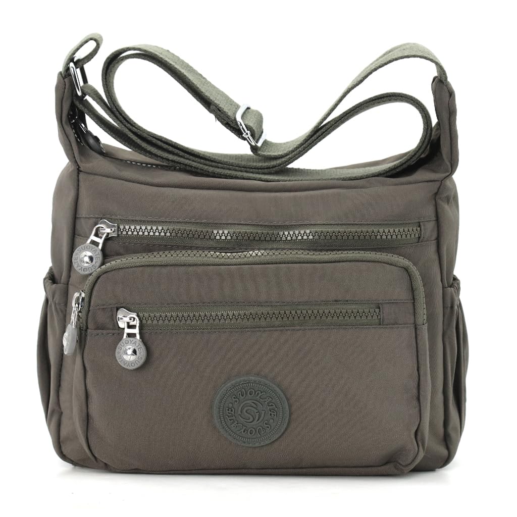 PALAY Women Crossbody Bag Waterproof Nylon Multi-layer Crossbody Bag Casual Satchel Bag Shoulder Bag Messenger Bag Travel Crossbody Bag Day Pack PALAY Women Crossbody Bag Waterproof Nylon Multi-layer Crossbody Bag Casual Satchel Bag Shoulder Bag Messenger Bag Travel Crossbody Bag Day Pack